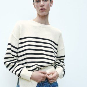 Zara Striped Knit Sweater